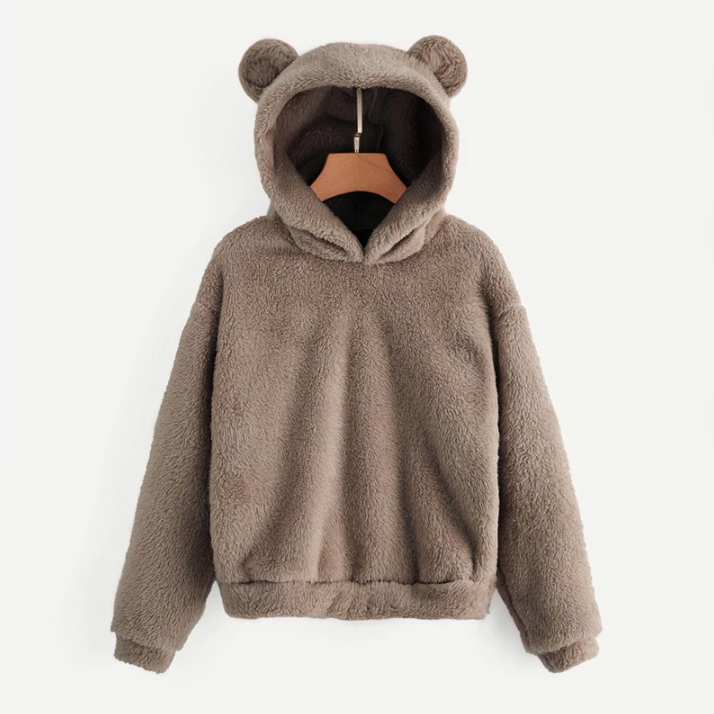 Teddy pullover hoodie outlet